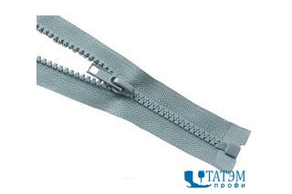Молния трактор Т-5, 1 бегунок, 25 см, н/р, св. серый