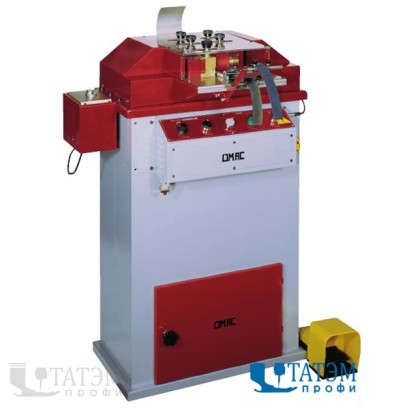 OMAC 820 Машина для дублирования, подрезки (триммер) и округления кромок ремней, Италия