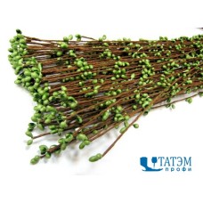 Веточки декор. 40 см с почками, коричневый/зеленый, уп. 100 шт