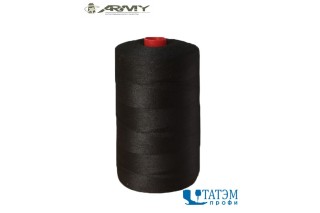 Нитки армированные 35 ЛЛ, 2500 м, "ARMY", КНР, черные
