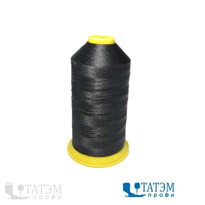 Нитки Techlon 020, 1250 м, Ozen Iplik, Турция, черные