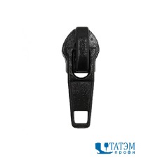 Бегунок для спирали Т-7 автомат водонепрониц, черный, упак. 100 шт