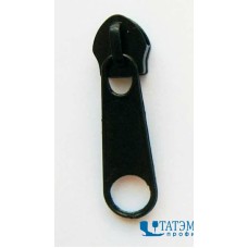 Бегунок для спирали Т-7, галантерейный (облегчен), водонепр, черный, уп. 100 шт