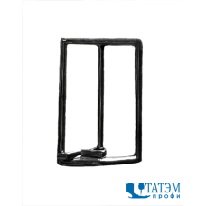 Пряжка 60 мм оксид (т. никель), арт. 3382, уп 10 шт