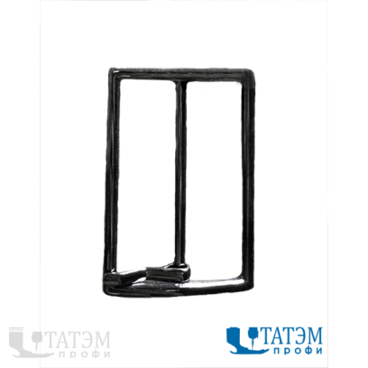 Пряжка 60 мм оксид (т. никель), арт. 3382, уп 10 шт