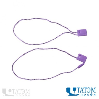 Пломба-этикеткодержатель 9 см, сиреневый, упак. 1000 шт