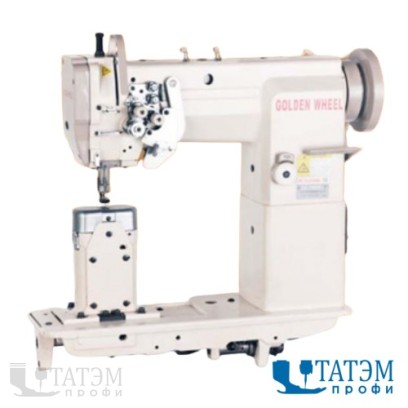 Golden Wheel CS-7364-BT Двухигольная швейная колонковая машина (комплект)
