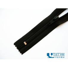 Молния спираль Т-7, обувная, 12 см, черная