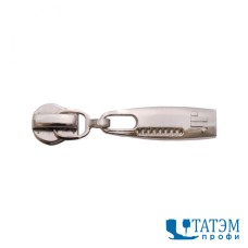 Бегунок для спирали Т-5 декор №1, никель, упак 50 шт