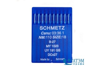 Иглы B 27 (DCx27) №110 Schmetz