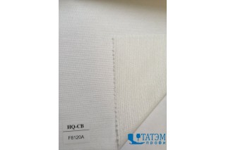 Дублерин F8120A, 120 г/м2, тканый клеевой 50%ПЭ+50%вискоза, белый, КНР