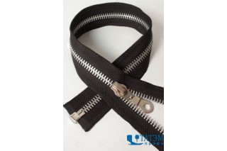 Молния металл Т-5, 1 замок, 65 см, никель, оксид, латунь, КНР