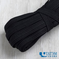 Резинка 8 мм, вязаная, арт. 20c16, моток 100 м, черная