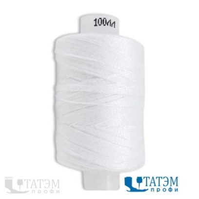 Нитки бытовые 100 ЛЛ, 200 м, белые, 5 бобин в упак