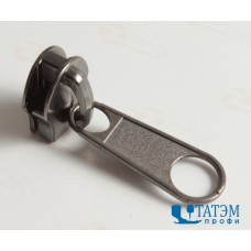 Бегунок для спирали Т-10, галантерейный, никель, черн. никель, упак. 100 шт