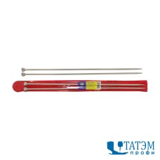 Спицы прямые 35 см, диам. 4,5 мм, тефлон.с огранич в PVC-чехле