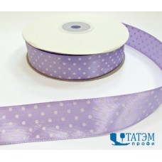 Лента декор. атласная с рис.