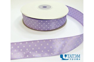 Лента декор. атласная с рис.