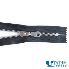 Молния металл Т-5, 20 см, н/р, никель, оксид, КНР