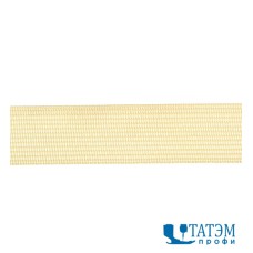 Тесьма окантовочная 32 мм, 3,9 г/м, молочный, 100 м