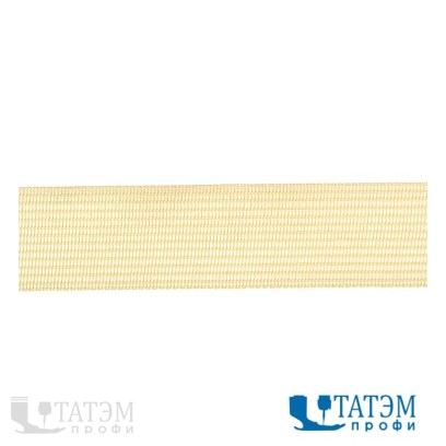 Тесьма окантовочная 32 мм, 3,9 г/м, молочный, 100 м