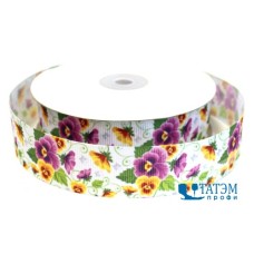 Лента декоративная репсовая 25 мм 