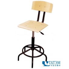 Стул рабочий СШ-1В-Ф винтовой (твердый) фанера, РФ