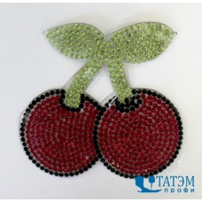 Термоаппликация со стразами 6,5 х 6,5 см 