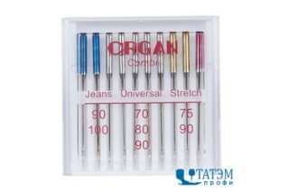 Иглы универсальные COMBI ORGAN (10 шт)