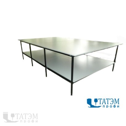 Раскройный промышленный стол с полкой (длина 8 м, шир. 2,2 м)