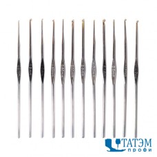 Крючок вязальный ассорти (12 шт)