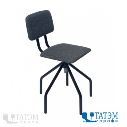 Стул винтовой паук PROFI T-2 (ткань - серая)