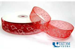 Лента декор. капроновая с рис.