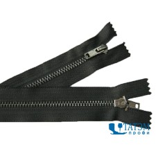 Молния металл Т-4 джинсовая 16 см, черный оксид, 10 г/м, КНР