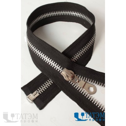 Молния металл Т-5, 1 замок, 75 см, оксид, КНР