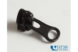 Бегунок для спирали Т-5, автомат, LOGO, антик, никель, темн. никель, упак. 100 шт