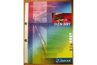 Карта цветов вышивальных ниток Ozn-soft (Ozen Iplik, Турция)