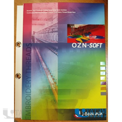 Карта цветов вышивальных ниток Ozn-soft (Ozen Iplik, Турция)