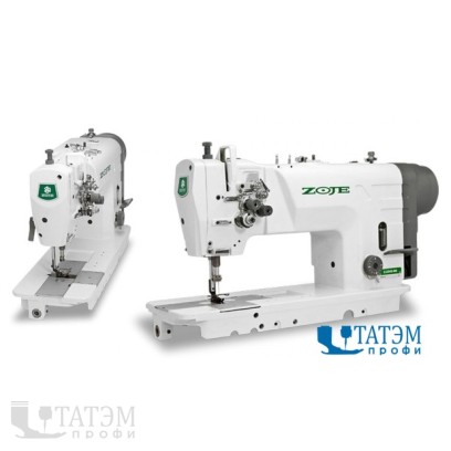 Zoje ZJ2875-5-BD Двухигольная швейная машина челночного стежка (комплект)
