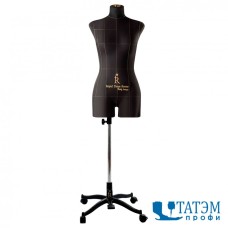 Портновский Манекен Monica черный (р-р 48) + стойка Милан