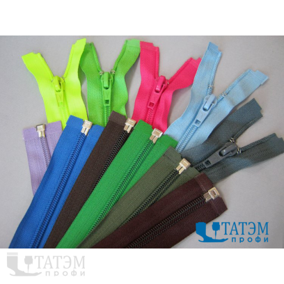 Молния спираль Т-5, 40 см, цветная, 17,5 г/м, КНР