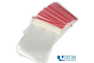Пакет п/эт. zip-lock 120 х 170 мм, упак 100 шт, КНР