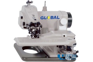Одноигольная швейная машина потайного стежка Global BM 9352 (комплект)
