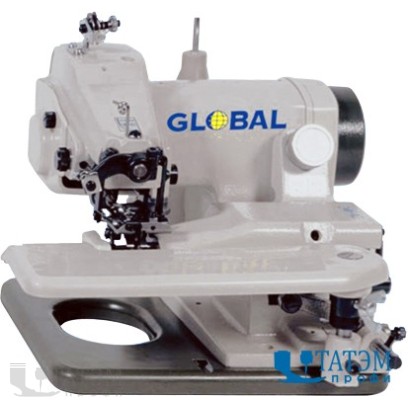 Global BM 9352 Одноигольная швейная машина потайного стежка (комплект)
