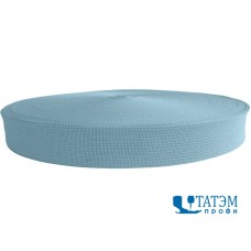 Тесьма окантовочная 32 мм, 3,9 г/м, голубая (038), 100 м