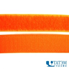 Лента контактная 20 мм, оранж.-неон, рулон 25 м, КНР