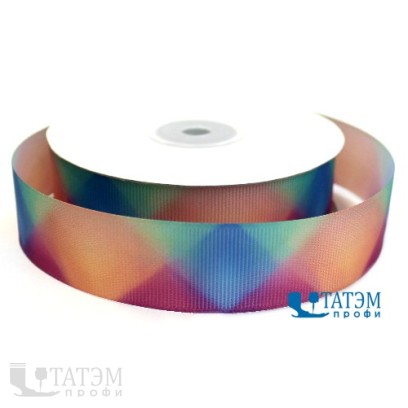 Лента декоративная репсовая  25 мм LB 3084 