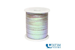 Шнур 11-12 мм декор плоский перламутр (50 м)