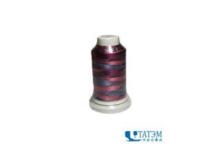 Нитки вышивальные 120 D/2 Rayon (вискоза) мультиколор, цв. 7740, 1000 м, КНР
