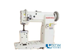 Двухигольная швейная колонковая машина Golden Wheel CS-8350BFT (комплект)
